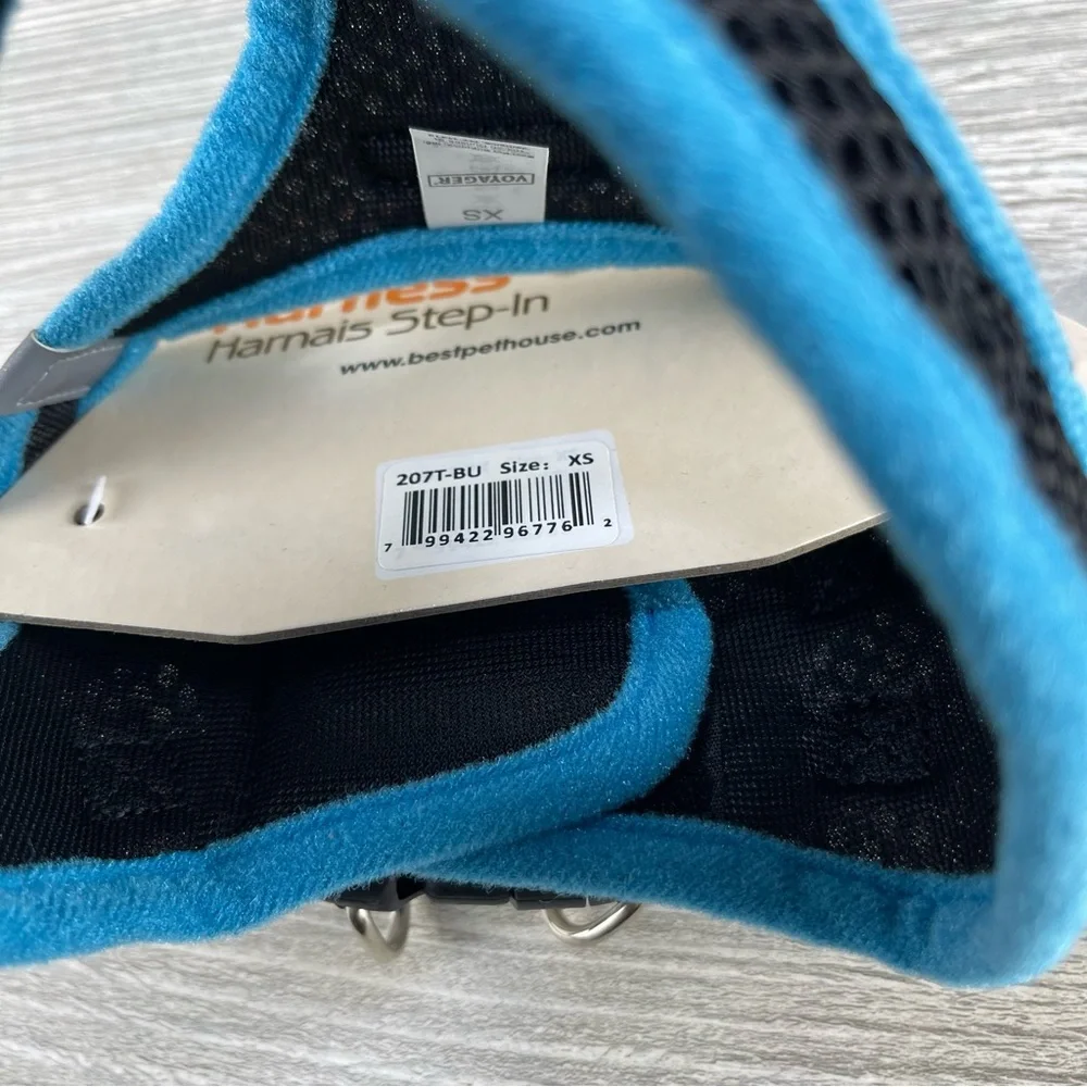 Voyager Step-In Air Dog Harness - All Weather Mesh Blue XS Size For Small Dogs